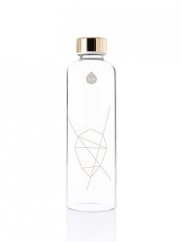 Láhev na pití Equa Mismatch Beige 750 ml s obalem z umělé kůže