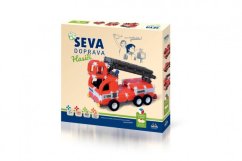 Stavebnice SEVA DOPRAVA Hasiči plast 545 dílků v krabici 35x33x5cm - SEVA