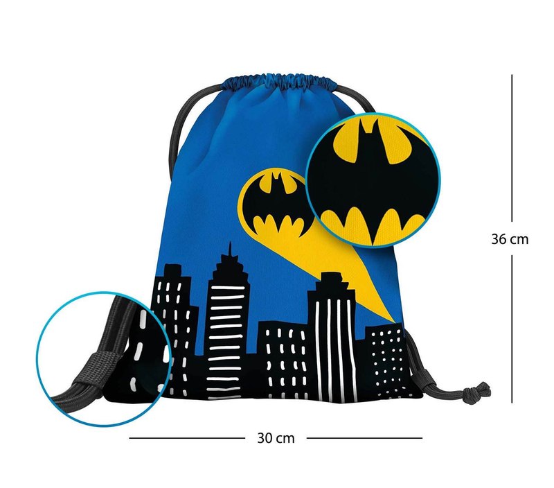 Předškolní sáček Baagl Batman modrý