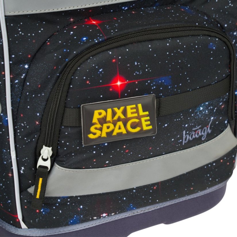 BAAGL Školská aktovka Zippy Plus Pixel Space - Baagl