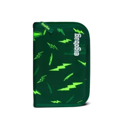 Školní penál Ergobag Fluo blesk – vybavený