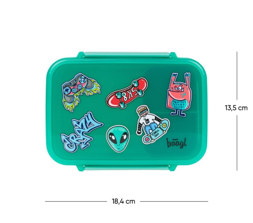 BAAGL Box na desiatu s priehradkami Chill - Baagl