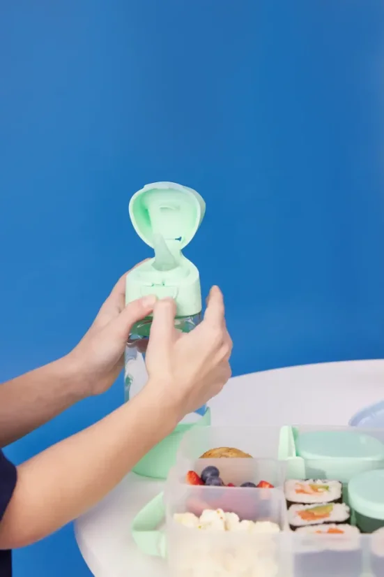 B.Box fľaša na pitie so slamkou 450 ml – Spearmint