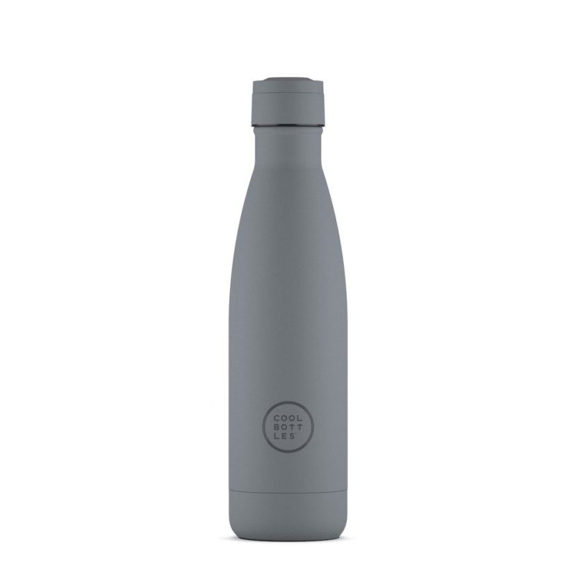 Nerezová termolahev COOL BOTTLES Pastel Grey třívrstvá 500 ml