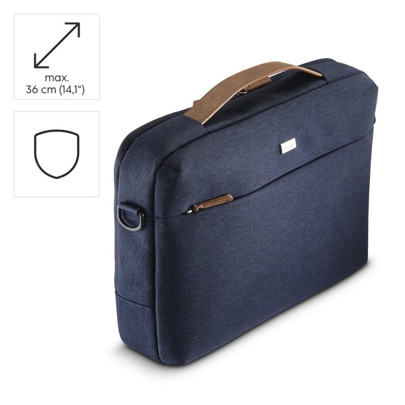 Brašna na notebook Hama Casual tmavomodrá 13,3-14,1"