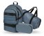 BAAGL SET 3 Skate Dust Blue: batoh, penál, sportovní taška - Baagl