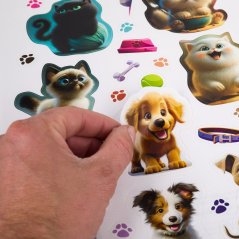 Nálepky Domáce zvieratá Topgal STICKERS 24053