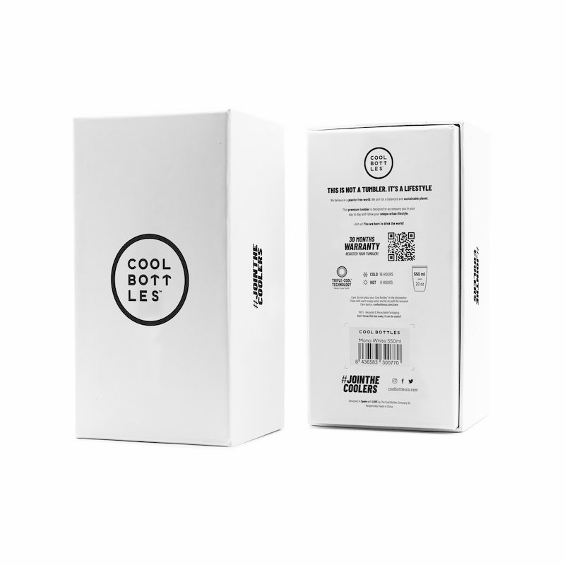 Nerezový termohrnek COOL BOTTLES Metallic Rose třívrstvý 550ml