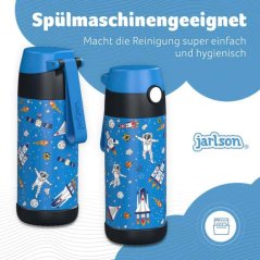Dětská nerezová termoláhev na pití JARLSON MALI Vesmír 350 ml