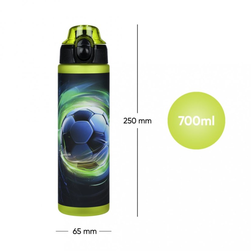 BAAGL Tritanová láhev na pití Fotbal, 700 ml - Baagl
