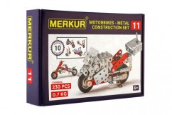 Stavebnice MERKUR 011 Motocykl 10 modelů 230 ks