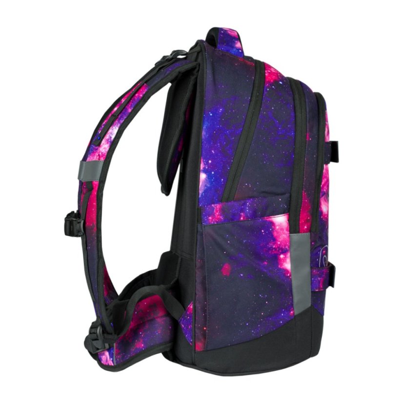 BAAGL SET 5 Skate max Galaxy: batoh, penál, sáček, sportovní taška, ledvinka - Baagl