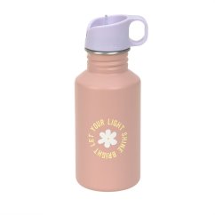 LÄSSIG Fľaša na pitie Stainless Steel Pattern Party Kvet 500 ml