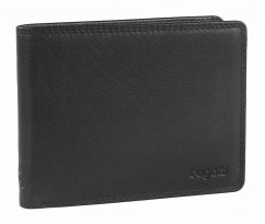Pánská kožená peněženka s klopou Bugatti Simbiosi černá