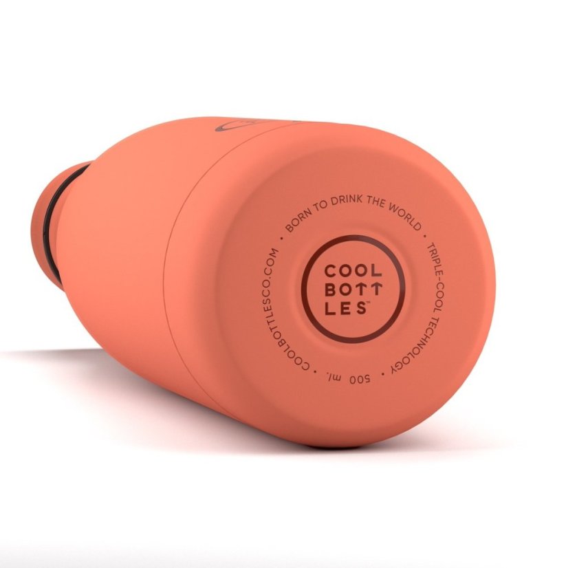 Nerezová termolahev COOL BOTTLES Pastel Coral třívrstvá 350 ml