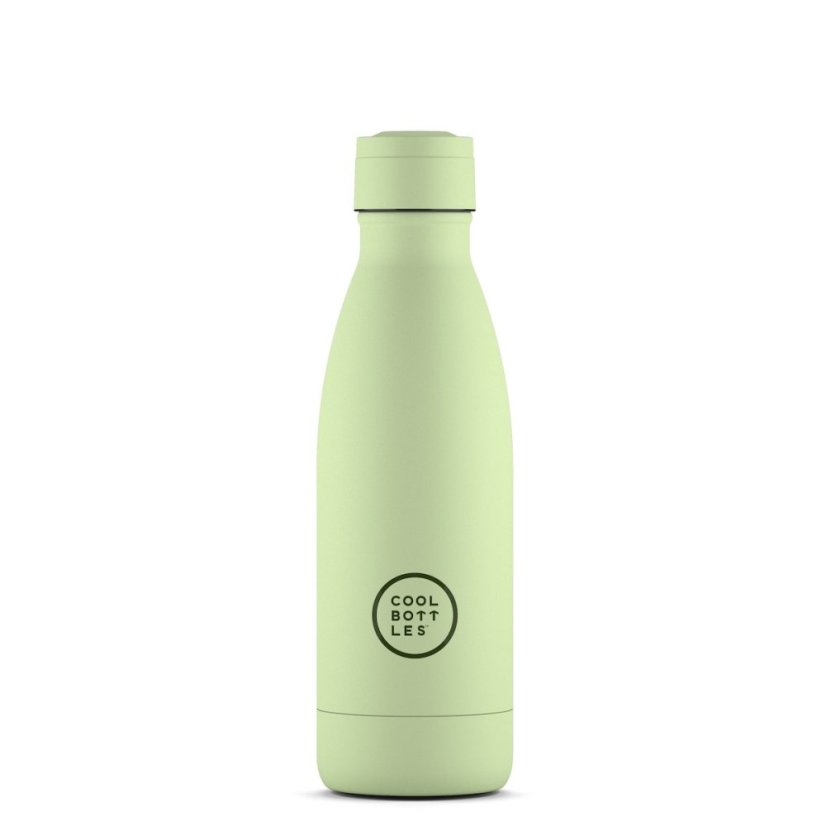 Nerezová termolahev COOL BOTTLES Pastel Green třívrstvá 350 ml