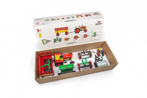 Agroset 2 kov 1:25 Kovap v krabici 48x21x11cm - Kovap