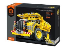 Stavebnice iM.MASTER 2v1 stavební auto/letadlo plast 361 dílků
