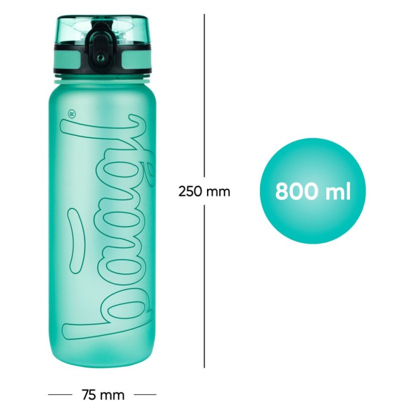 BAAGL Tritanová láhev na pití Green, 800 ml - Baagl