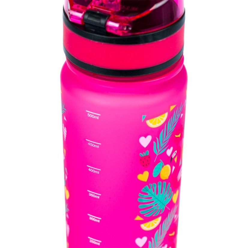 BAAGL Tritanová láhev na pití Plameňáci, 500 ml - Baagl