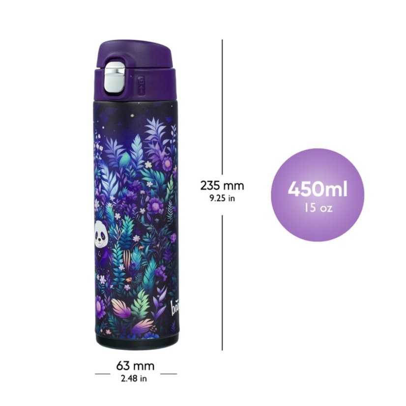 BAAGL Termoláhev Jungle Panda, 450 ml - Baagl