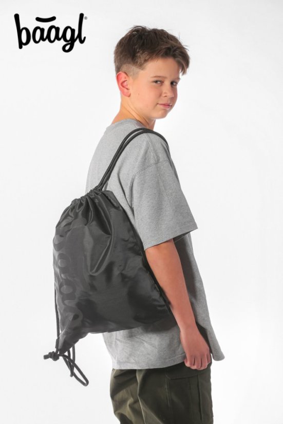 BAAGL SET 3 Coolmate Onyx: batoh, penál, sáček - Baagl