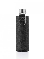 Láhev na pití Equa Mismatch Silver 750 ml s plstěným pouzdrem