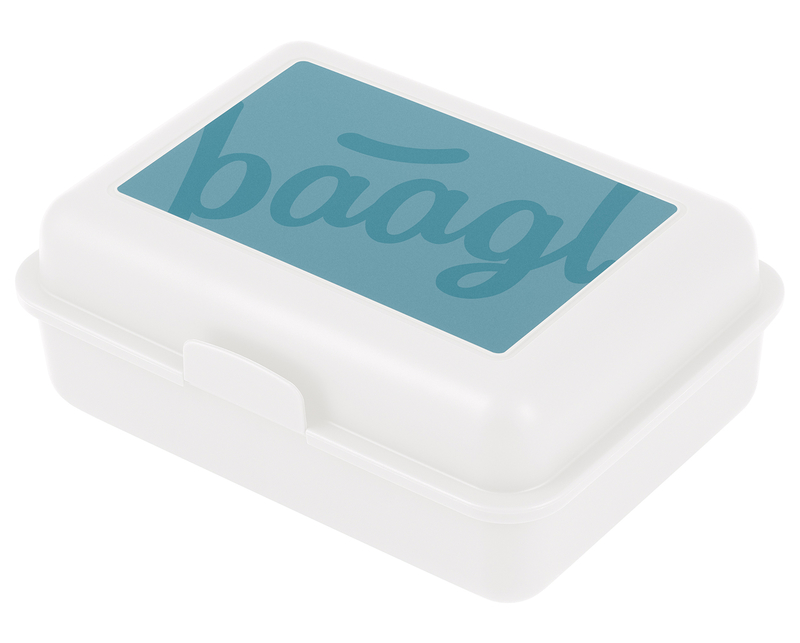 Box na svačinu Baagl Logo transparentní