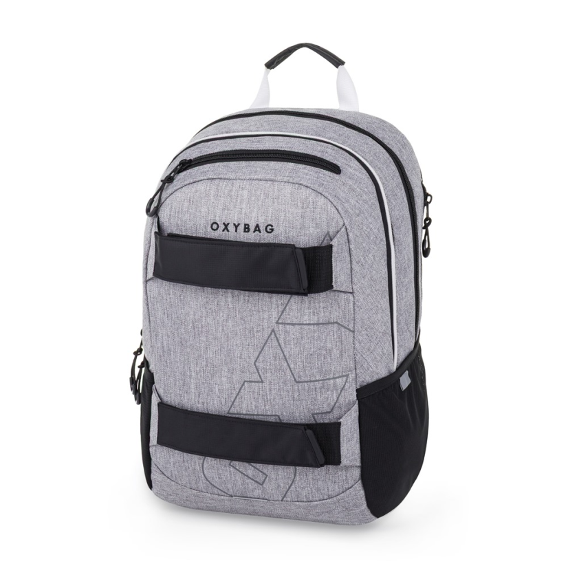 Studentský batoh + etue OXY Sport Grey Melange - Oxybag (Karton P+P)