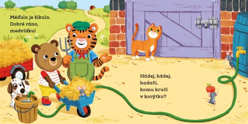 MÉĎULA ŠIKULA FARMÁŘEM – Obrázky s pohyblivými prvky - Baagl