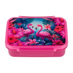 BAAGL Box na svačinu s přihrádkami Flamingo - Baagl