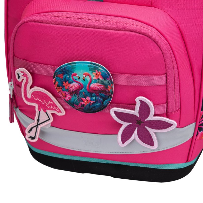 BAAGL SET 3 Airy Plus Plameňáci: batoh, penál, sáček - Baagl