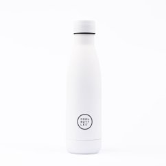 Nerezová termolahev COOL BOTTLES Mono White třívrstvá 500ml