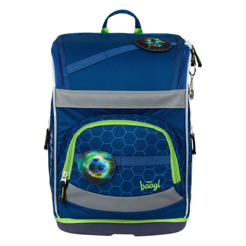 BAAGL SADA 5 Zippy Plus Futbalová lopta: aktovka, peračník, vrecko, zástera, peňaženka - Baagl