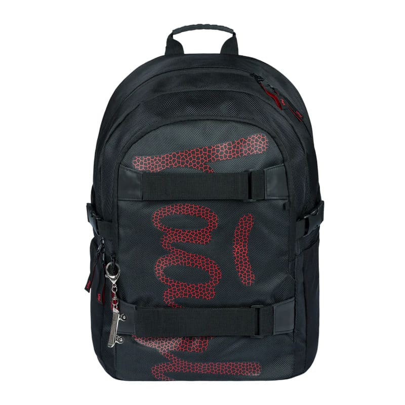 BAAGL 3 SET Skate Red: batoh, peračník, vrecko
