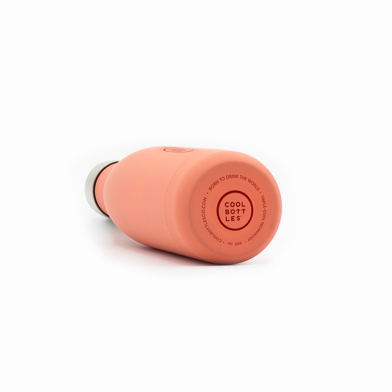 Termo fľaša z nehrdzavejúcej ocele COOL BOTTLES Pastel Coral 750ml