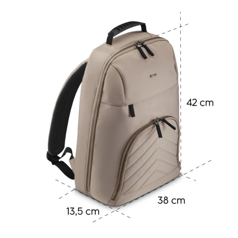 Batoh na notebook Hama Premium Lightweight 16,2" béžový