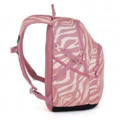 Studentský batoh Růžová zebra v setu Topgal YOKO 23023