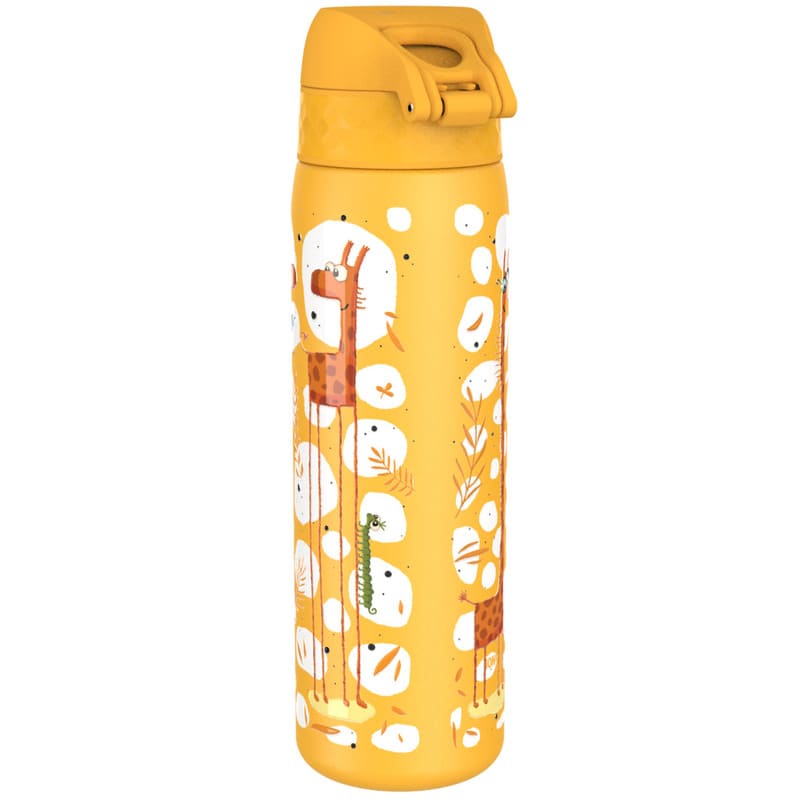 Nerezová láhev na pití ion8 Leak Proof Giraffes 500 ml