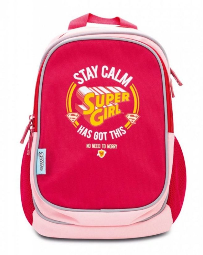 Dětský předškolní batoh Baagl Supergirl – STAY CALM