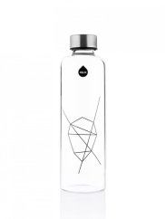 Láhev na pití Equa Mismatch Silver 750 ml s plstěným pouzdrem