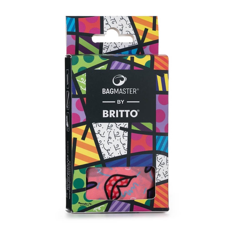 Skládací nákupní taška se zipem Bagmaster Britto Rtěnky