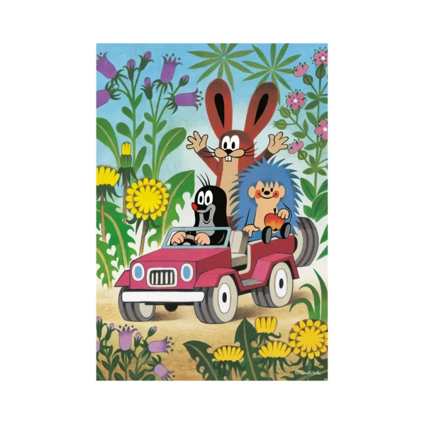 Puzzle Krtek se Raduje 2x48 dílků