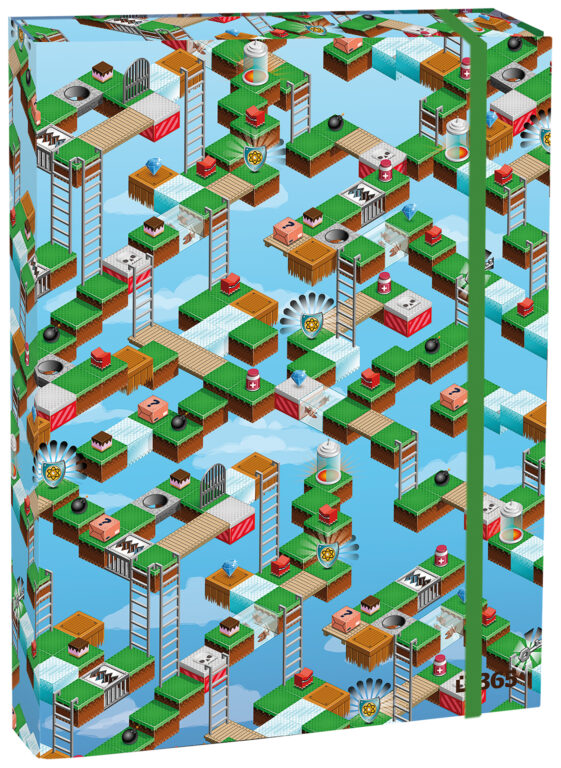 Box na sešity s klopou A4 Games