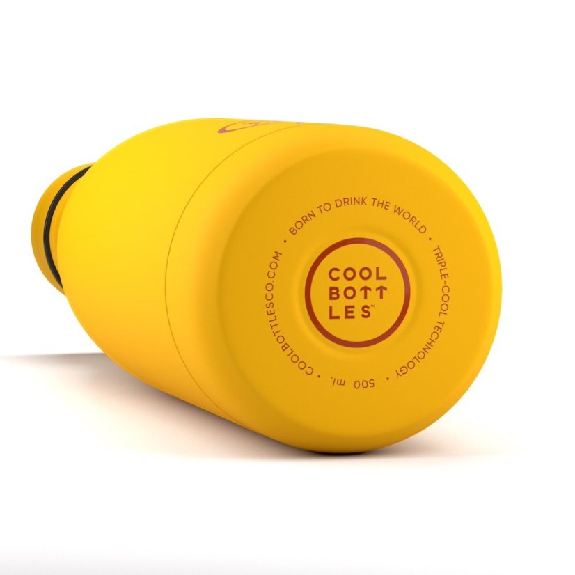 Nerezová termolahev COOL BOTTLES Vivid Yellow třívrstvá 750 ml