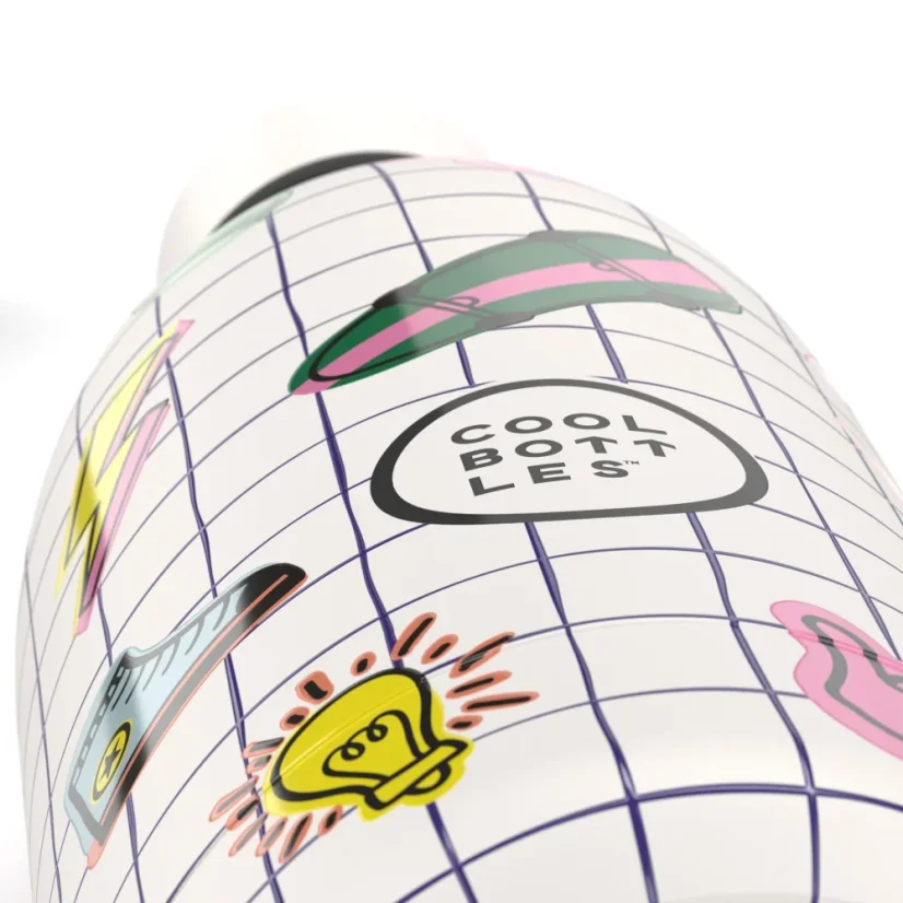 Dětská nerezová termolahev COOL BOTTLES Kids Play Mode třívrstvá 500 ml 3D