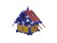 Stavebnice SEVA KLASIK Jednička plast 222ks v krabici  34,5x29x4cm - SEVA