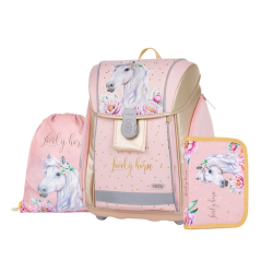 Školní set 3ks PREMIUM LIGHT kůň romantic - Oxybag (Karton P+P) Školní set 3ks PREMIUM LIGHT kůň romantic - Oxybag (Karton P+P)