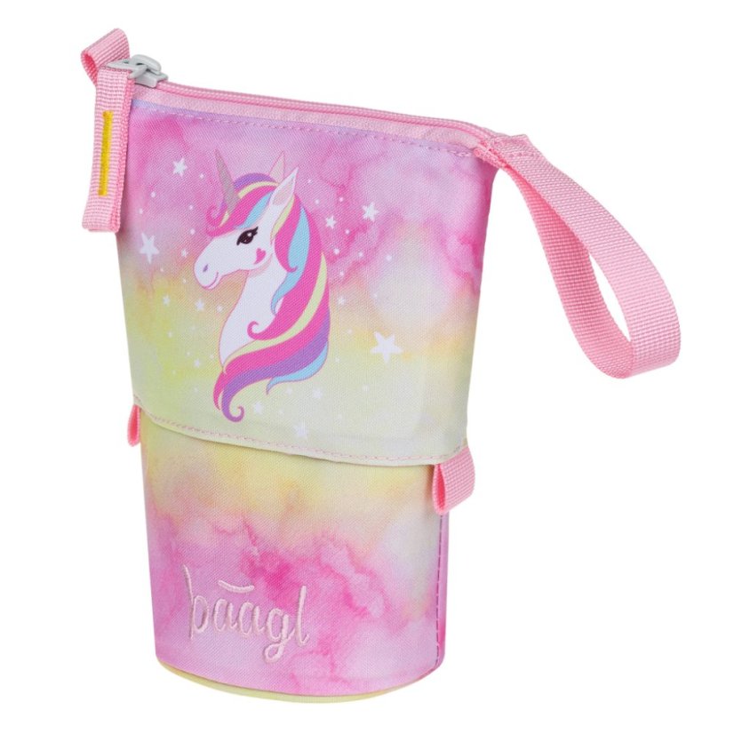 BAAGL Školní penál Pastelkovník Rainbow Unicorn GRS - Baagl