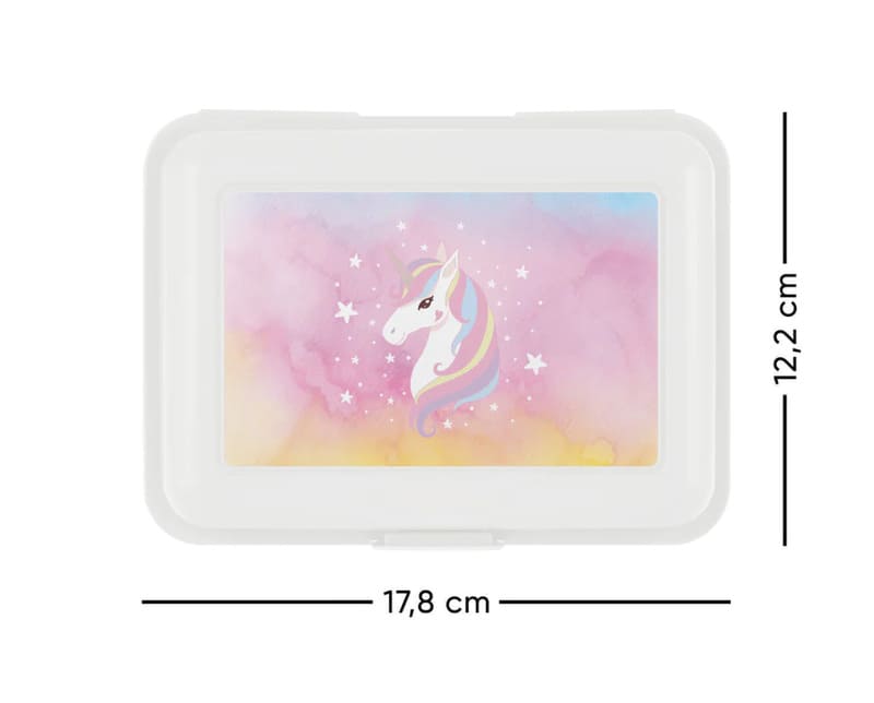 BAAGL 5 SET Airy Rainbow Unicorn: batoh, penál, sáček, peněženka, box